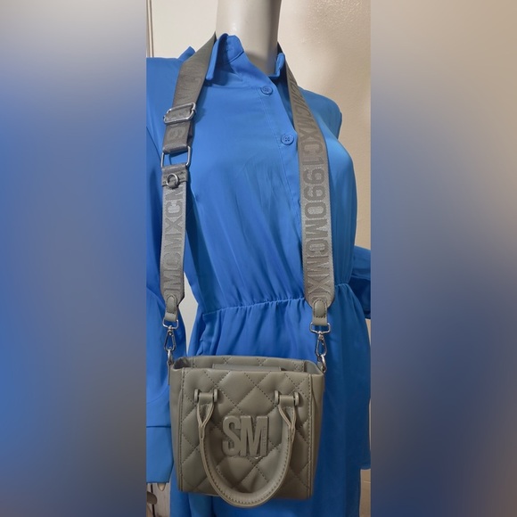 NWT Steve Madden Olive Green Quilted Bag Set - Picture 11 of 13